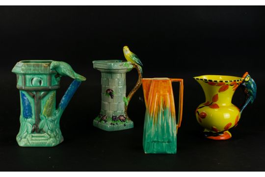 Wade Heath 1930 S Collection Of Hand Painted Ceramic Vases 4