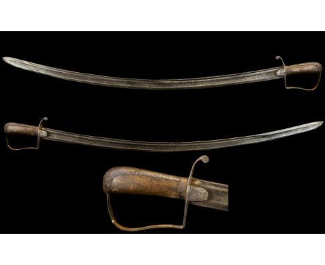 British - Early 19th Century Light Cavalry Troopers Sabre / Sword. No Makers Mark. Please See Photo. Total length of Sword 40
