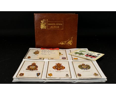Gale and Polden Military Cap Badge Service (74) cards including 1 duplicate plus 6 modern Territorial Scottish Regimente. Als