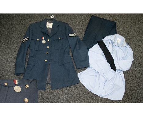 Army Tunic. Full Dress Uniform With Shirt And Tie