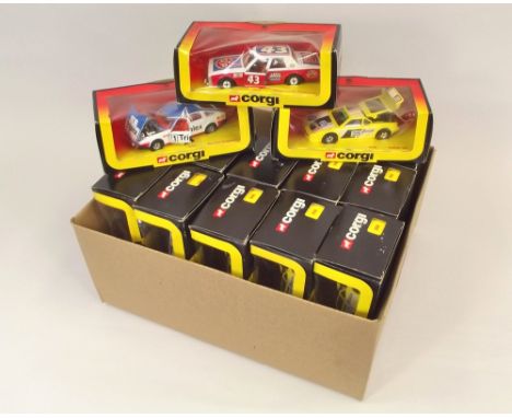 CORGI. Unopened ex-shop stock. Fourteen Corgi models all mint, original boxes. Model numbers: 308(9), 340(3) &amp; 341(2). So