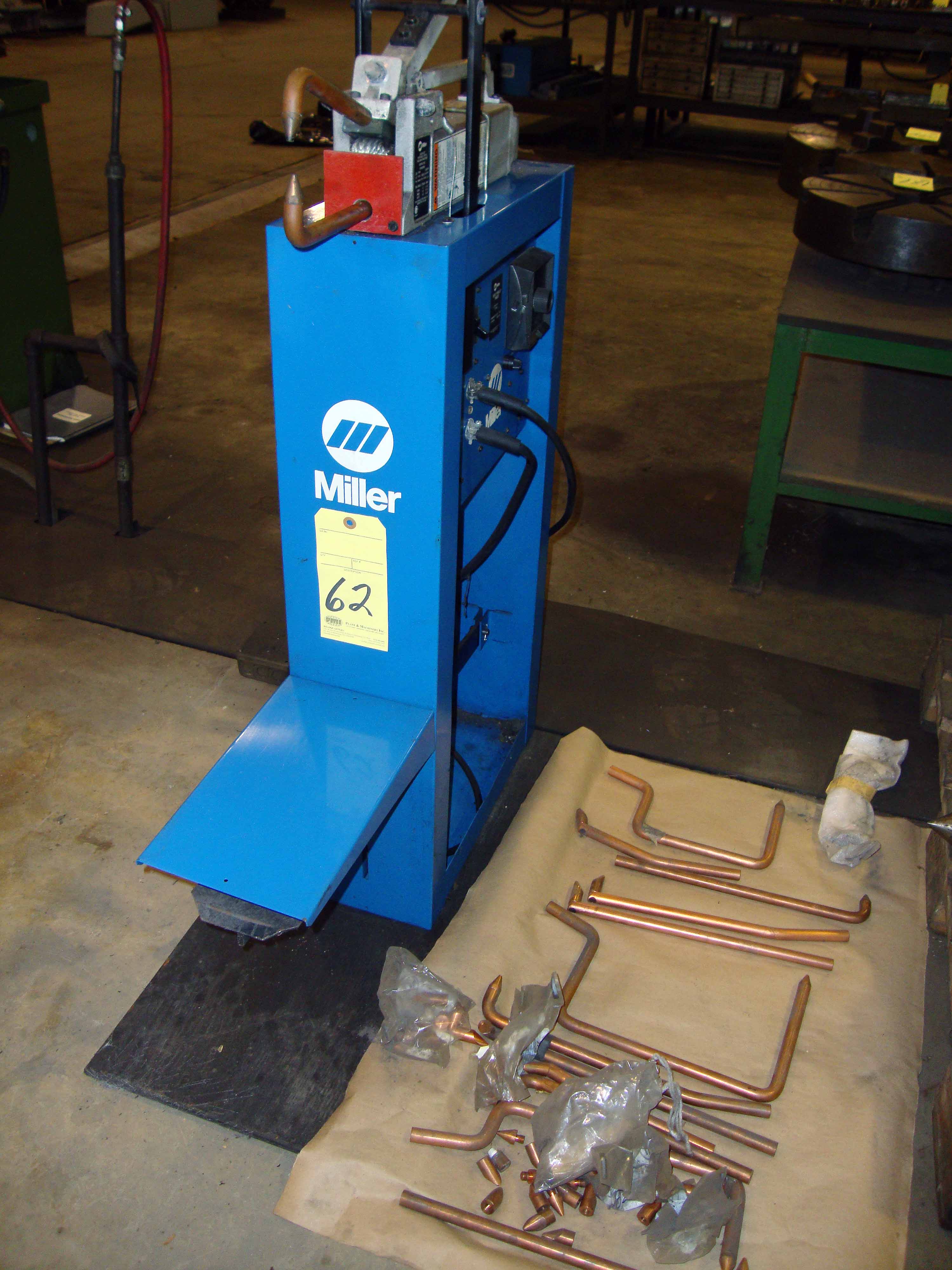 SPOT WELDER, MILLER MDL. LMSW52T, 2.5 KVA, 50 duty cycle, 6" throat