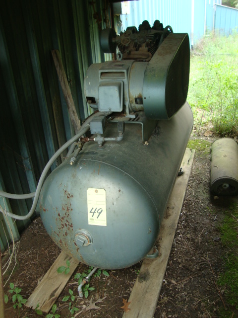 HORIZONTAL RECIPROCATING TYPE AIR COMPRESSOR, AJAX ...