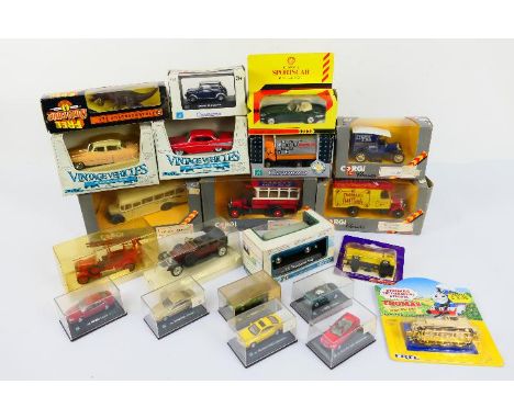 Cararama - Corgi - Ertl - Solido - Majorette. A selection of boxed and carded diecast models in varying scales. Items appear 