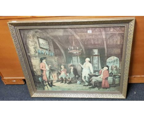 GILT F/G FRANK MOSS BENNETT PRINT OF THE LANDLORDS STORY
