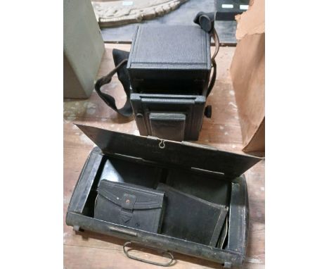 THE 1924 JUNIOR SPECIAL RUBY REFLEX CAMERA & SLIDES