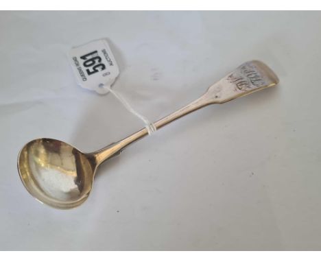 EXETER SILVER CREAM LADLE 1828 BY GF, 20g