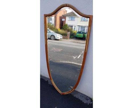 SHIELD BEVELLED EDGE MIRROR A/F, 57" X 27"