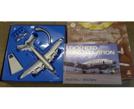 A Corgi Classics die-cast scale model airliner; 50th Anniversary Sydney to London inaugural flight, boxed 