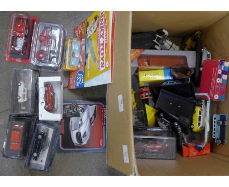 Die-cast model vehicles, del Prado, Corgi, Rio, etc., some boxed 