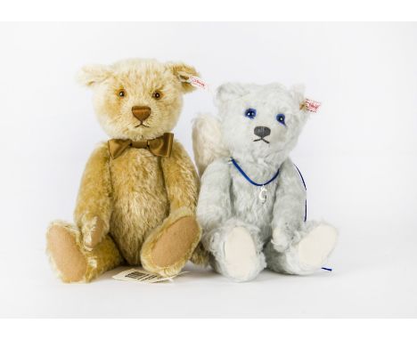 Two Steiff Limited Editions for Teddy Bears of Witney: Georgina Guardian Angel Bear, 432 of 1500, 2003; and George, 1345 of 2