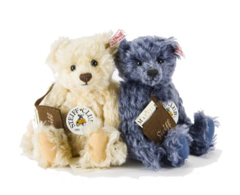 A Steiff Club Jubilee Set 2002: limited edition 1859 for the year, two bears, in original box with certificate