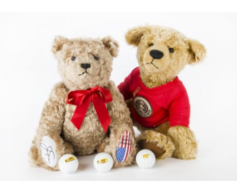 Two Steiff Limited Edition for North America teddy bears: Gulliver, 832 of 5000, for Good Bears of the World wit tag certific