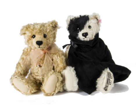 Two Steiff Limited Edition Musical Teddy Bears: Phantom of the Opera, 35 of 3000, 2005; and for France, La vie en Rose, 770 o