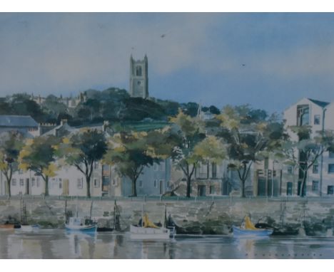 *Local Interest - After P.J. Hargraves (20th Century), a coloured print, 'St George's Quay, Lancaster', signed to the margin,