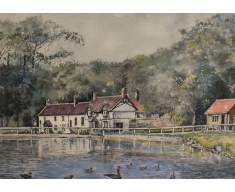 D. Graham Deans (20th Century, British), a watercolour, an English river landscape, possibly Yorkshire, signed to the lower r