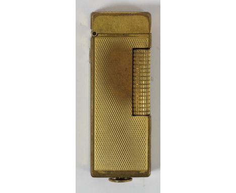 Dunhill, a gold plated gas lighter 