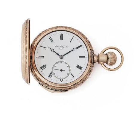 PATEK PHILIPPE & CO. GENEVE A GOLD KEYLESS WIND FULL HUNTER REPEATER POCKET WATCH FOR THE AMERICAN MARKET, NO. 633216, CIRCA 
