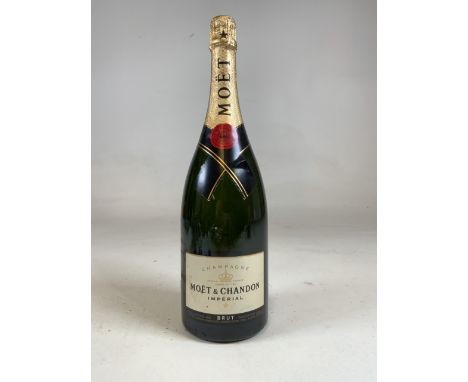 A magnum of Champagne MoÃ«t and Chandon. 