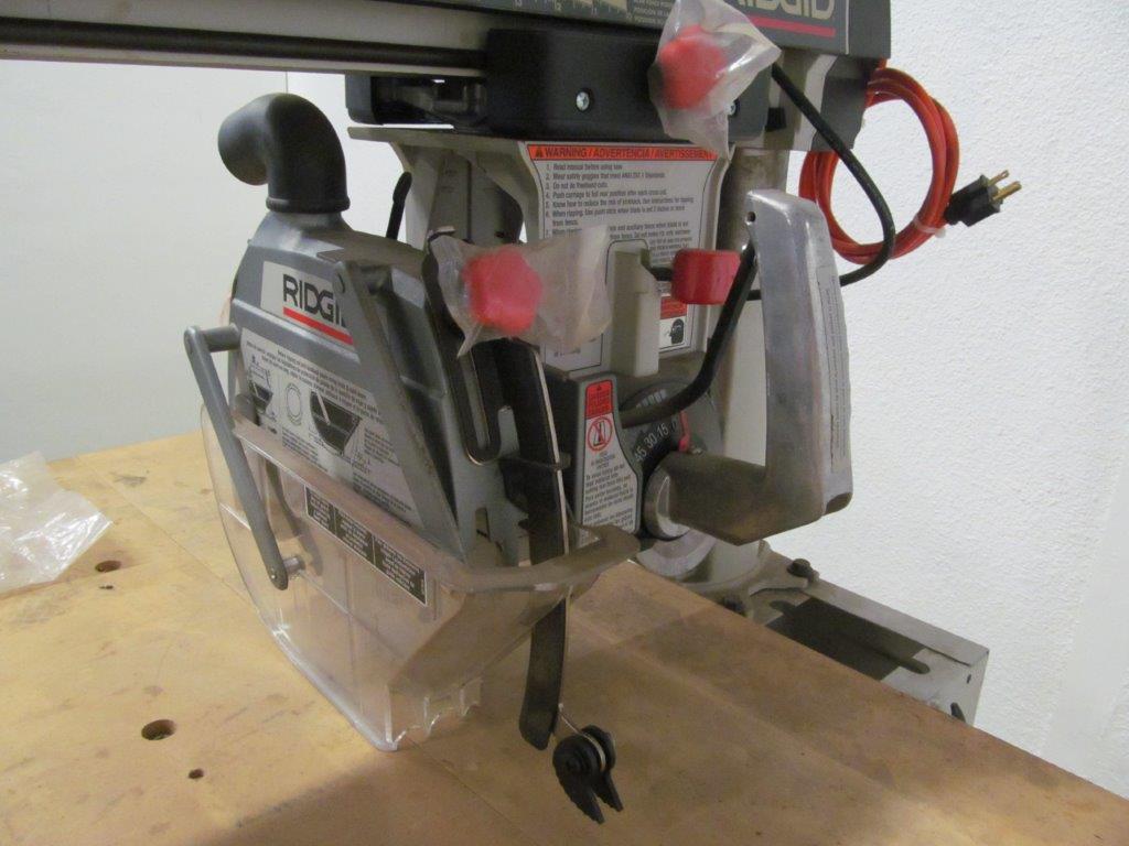Rigid R100 Machine RIDGID RADIAL ARM SAW MODEL: RS10000, 10