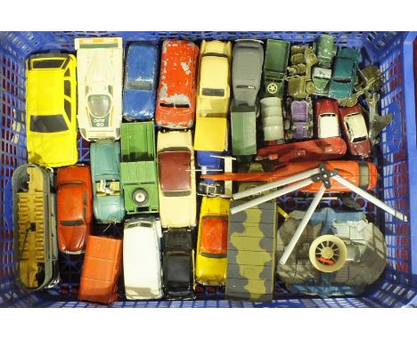 A quantity of unboxed play-worn Dinky, Corgi, Lesney 1-75 Series, Morestone and other diecasts, (31).
