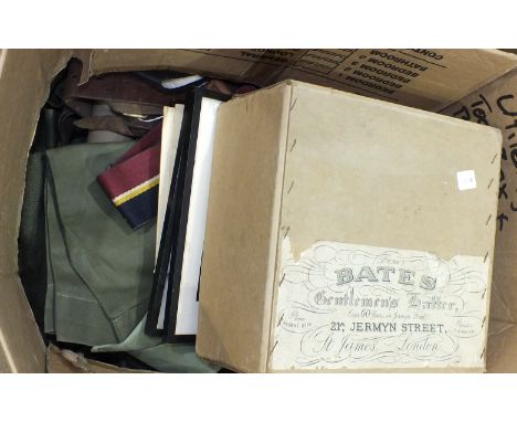A collection of Royal Army Pay Corps uniform and accessories.