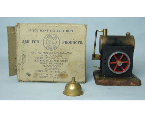 An ESL horizontal stationary steam engine, no.1520, boxed.