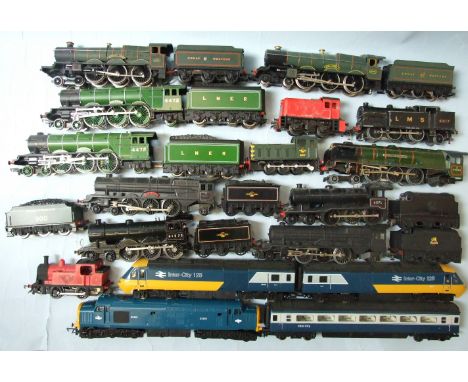 OO Gauge Hornby Dublo EDL12 Duchess Class 4-6-2 "Duchess of Montrose" No.46232, (no tender), an EDL7 0-6-2T Class N2 Tank Eng