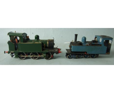 O Gauge, a scratch-built 0-6-0T tank engine, (funnel missing) and a scratch-built 2-6-2 engine on Lima OO Gauge chassis, (2).
