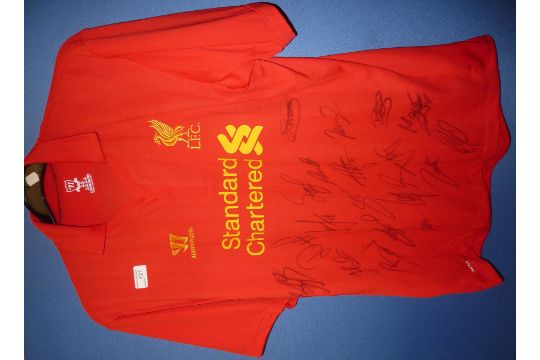 standard chartered liverpool shirt