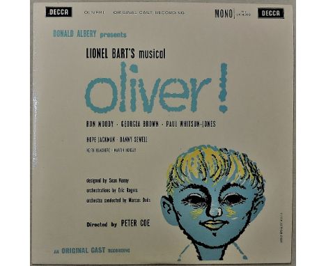 Oliver!(LP)-1960 Decca LK4359(mono), original cast recording, including Ron Moody and Georgia Brown, this is an original cast