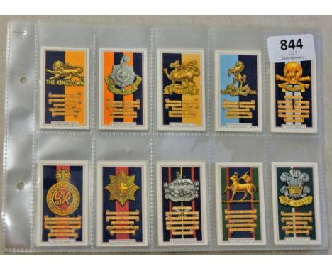Gallaher Ltd-Army Badges, 1939 set, 48/48, EX, Cat £40