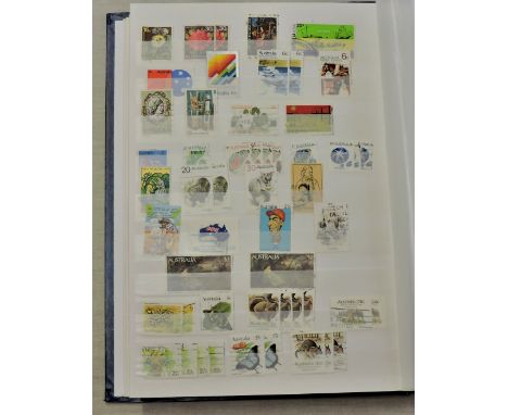 Australia Large Stockbook of used, odd Imprint, some light duplication, KGV Heads etc (100's) 
