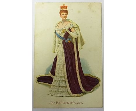 Royalty/Advertising - The Princess of Wales - Victoria Mary of Teck, Crown portrait by Milkmaid Brand Milk, a school reward c