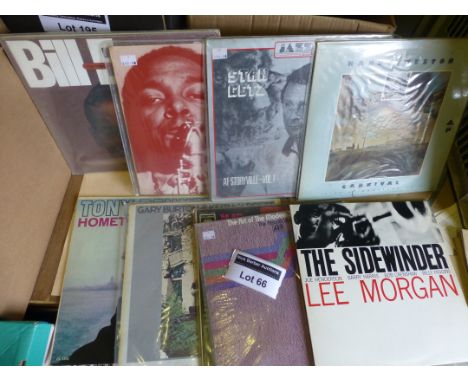 Records : Jazz LP collection - Box 13, 40+ albums all in v.fine/unplayed condition, incls Getz, Burton, Evans, Weston, Morgan