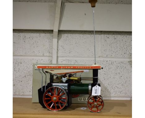 A Mamod Steam Tractor, boxed