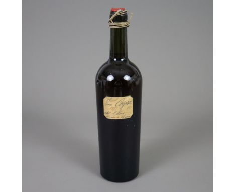 Cognac - LHERAUD Vieux Cognac Domaine de Lasdoux 43% VOL., Abgefüllt 1971, 70 cl, Wachsiegel auf dem Korken leicht beschädigt