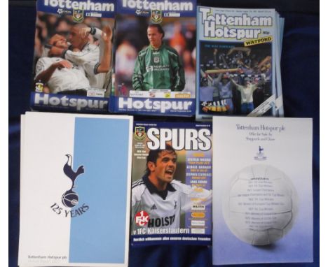 Football programmes, Tottenham home programmes 80s/90s, all in nice condition, many complete or near complete seasons include
