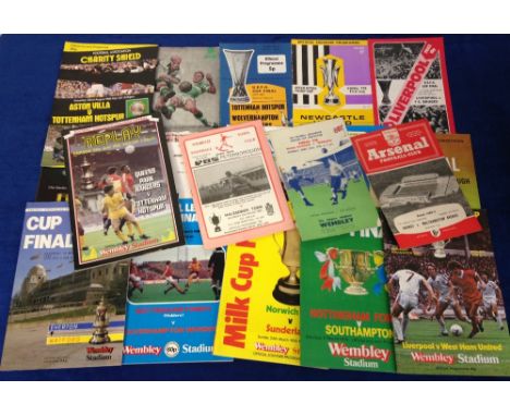 Football programmes, Big match selection, 1950 onwards inc. Real Madrid v Stade Reims EC Final 1959 (wof), Bishop Auckland v 