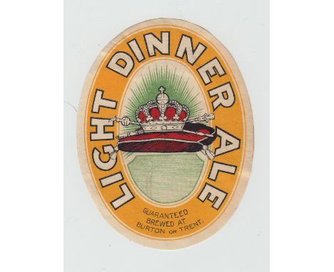 Beer label, Midland Bottlers Ltd, Burton on Trent, Light Dinner Ale, v.o, (fair/gd) (1)