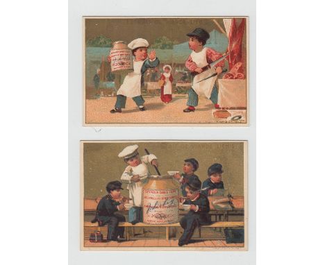 Trade cards, Liebig, Pictures of People 8, ref S84, French issue (set, 5 cards) (backs with some light staining, gen gd) (5)