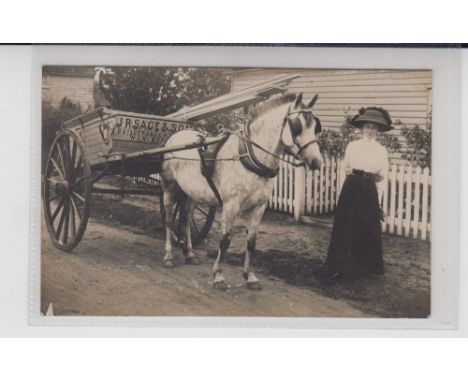 Postcards, Essex, a good RP selection of 11 cards with 7 of building work by J R Sage of Wix showing workmen, house being con