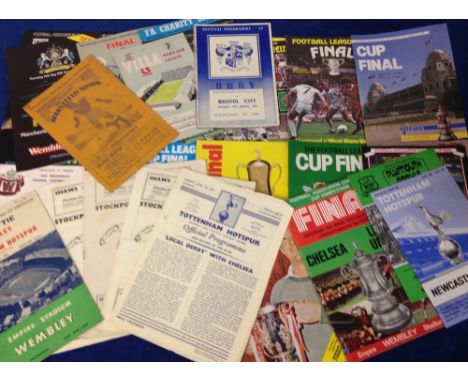 Football programmes, selection, 1940's onwards inc. Mansfield v Southport 49/50, Doncaster v Preston 50/1, Stockport v Tranme