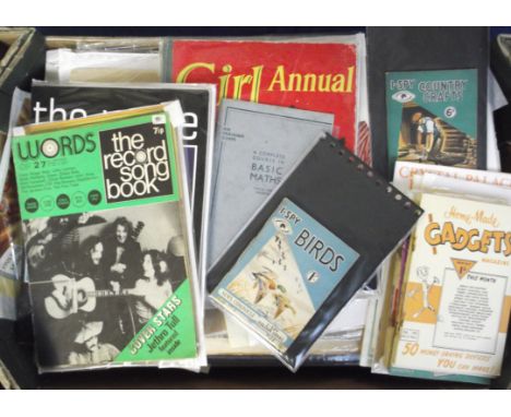 Ephemera, mixed selection, magazines, booklets, prints, photo's (few modern Japan), Newspapers including Observer Special Edi