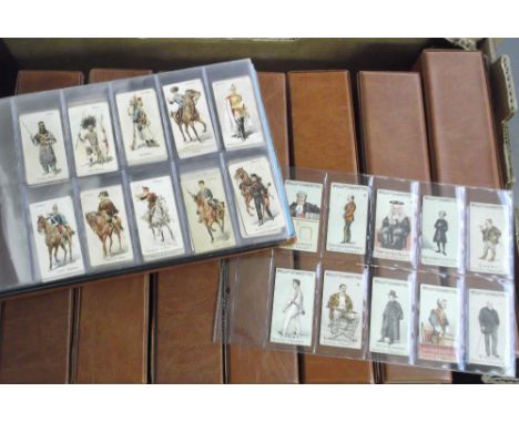 Cigarette cards, Will's, a large collection contained in six modern albums, mostly sets inc. Soldiers of the World no 'Ltd' o