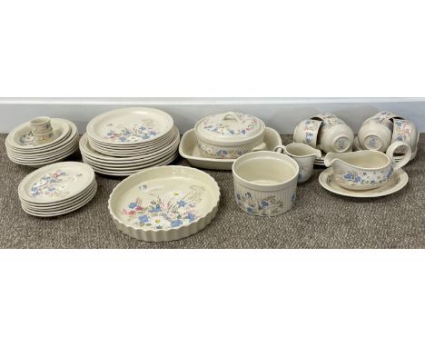 Large quantity of Poole Pottery 'Springtime' pattern oven to tableware