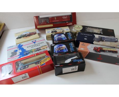 Corgi Guinness Leyland Trailer and vats 22302, 3 x Corgi 999 series Land Rover cc07711, Ambulance cc06302, Fire Service Land 