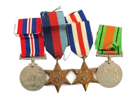 A Second World War medal group of four to Sergeant P T Dell of the Suffolk Regiment.Comprising the 1939-1945 Star, the France