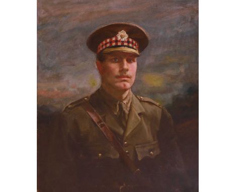 SIR JOHN CAMPBELL LANGSTAFF (AUSTRALIAN, 1861-1941) Portrait of Second Lieutenant Cyril Frederick Hamilton Fenner, probably p