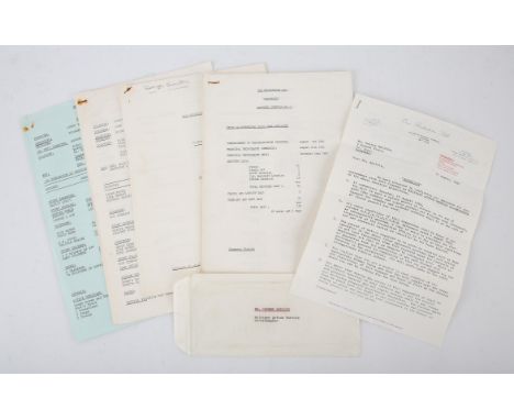 James Bond, Octopussy (1983) Original Production Shooting Schedule, Unit List, and Call Sheets, 1982.- comprises: Shooting Sc